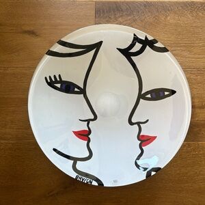 Kosta Boda Open Minds white dish. Mint condition!